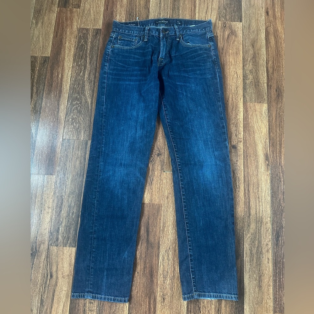 Lucky Brand Men's Dark Blue Straight Jeans